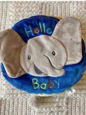 Baby GUND Flappy the Elephant Soft Activity Sensory Stimulating Book